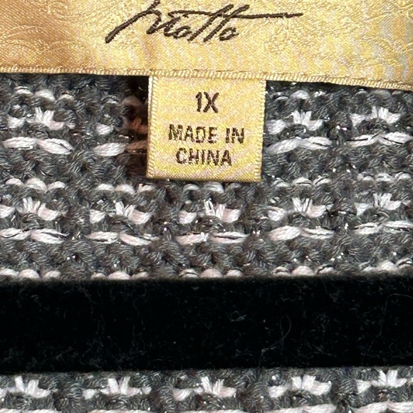 Motto Cardigan sweater with pearl detail - Picture 4 of 6